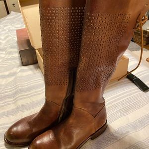 Bed Stu knee high leather boots